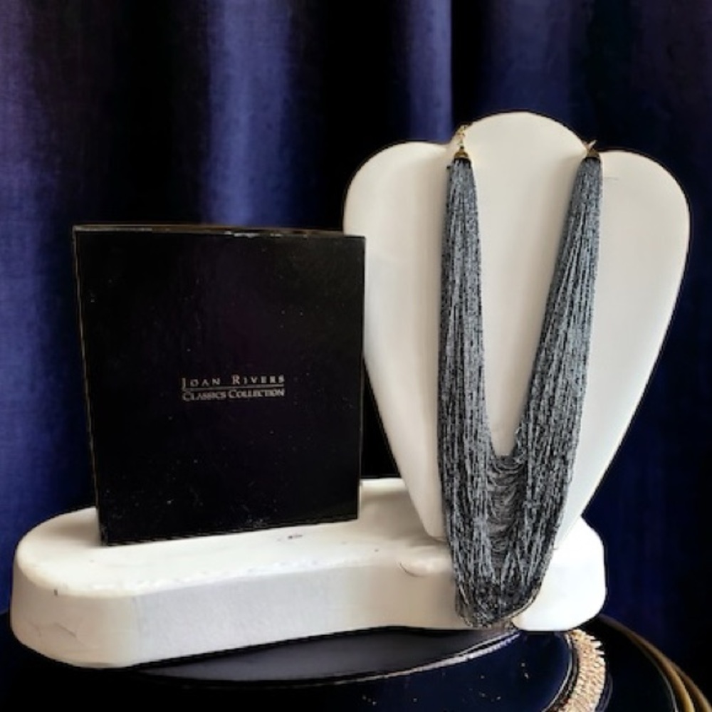 Joan Rivers Collection Multi-Strand Seed Beaded Statement Necklace